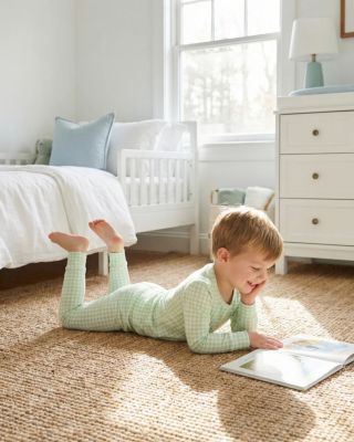 Boys Pistachio Gingham Pajama Set - Toddler