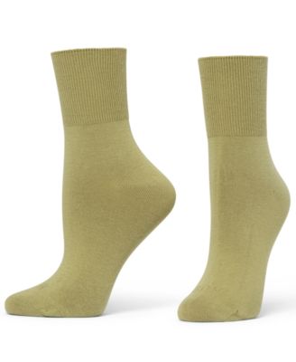 Women's 3-Pack Bobby Ribbed-Cuff Crew Socks U23317
