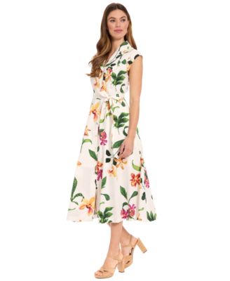 Petite Printed Shirt Dress