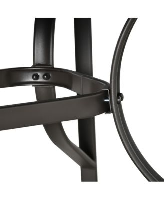 Patio Dining Set for Six, Table & Chairs w/ Umbrella,