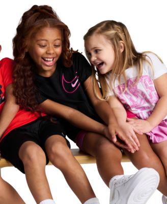 Girls' Toddler 2T-4T Graphic Crewneck T-Shirt and Scooter Shorts, 2-Piece Set