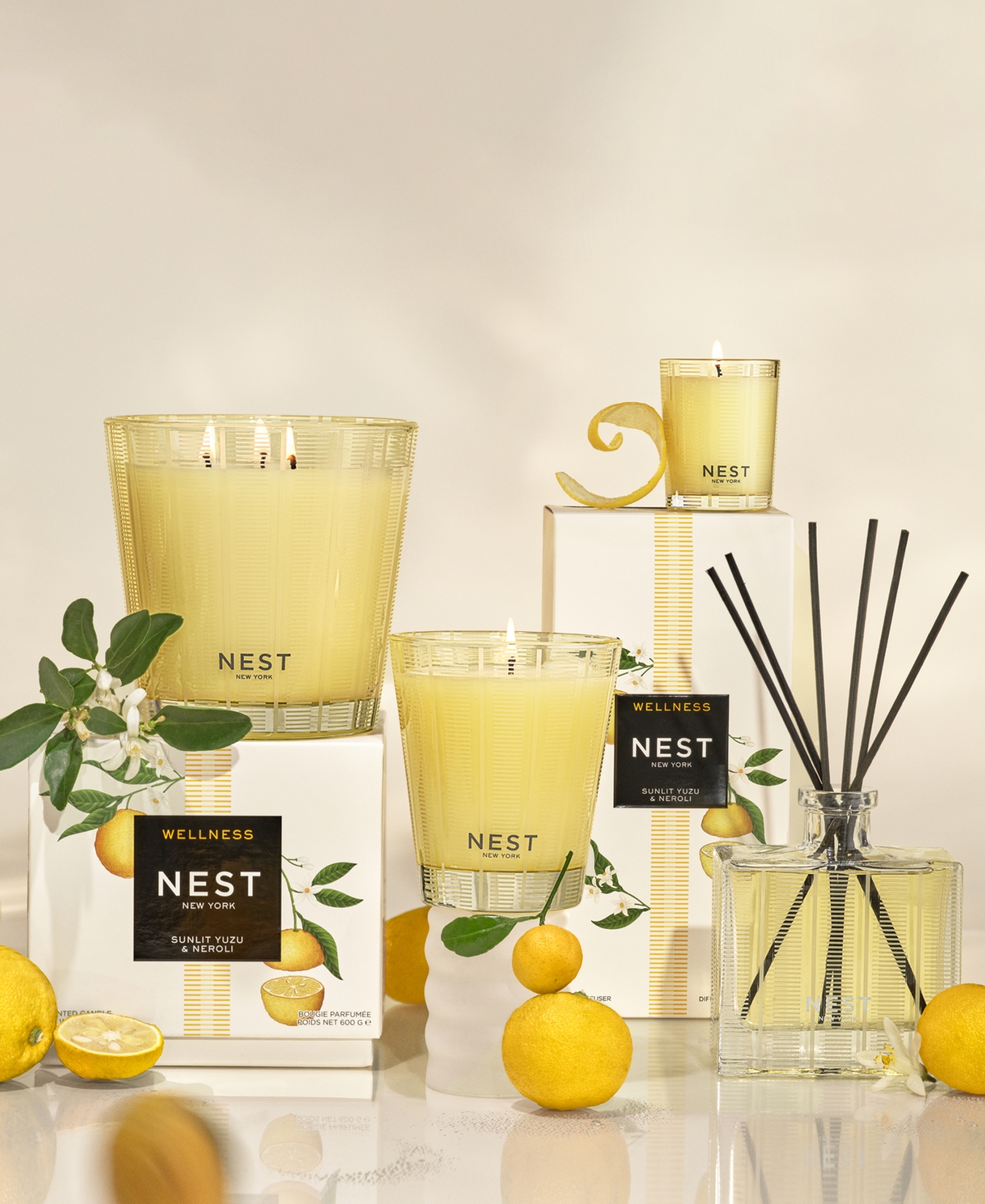 Nest New York Sunlit Yuzu and Mandarin Votive Candle, 2 oz.