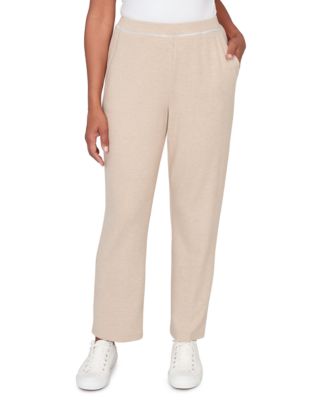 Petite Straight Leg Pull-On Pants