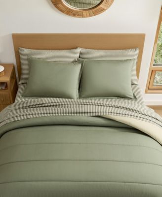 Connor Solid Channel Stitch 3-Pc. Comforter Set, King