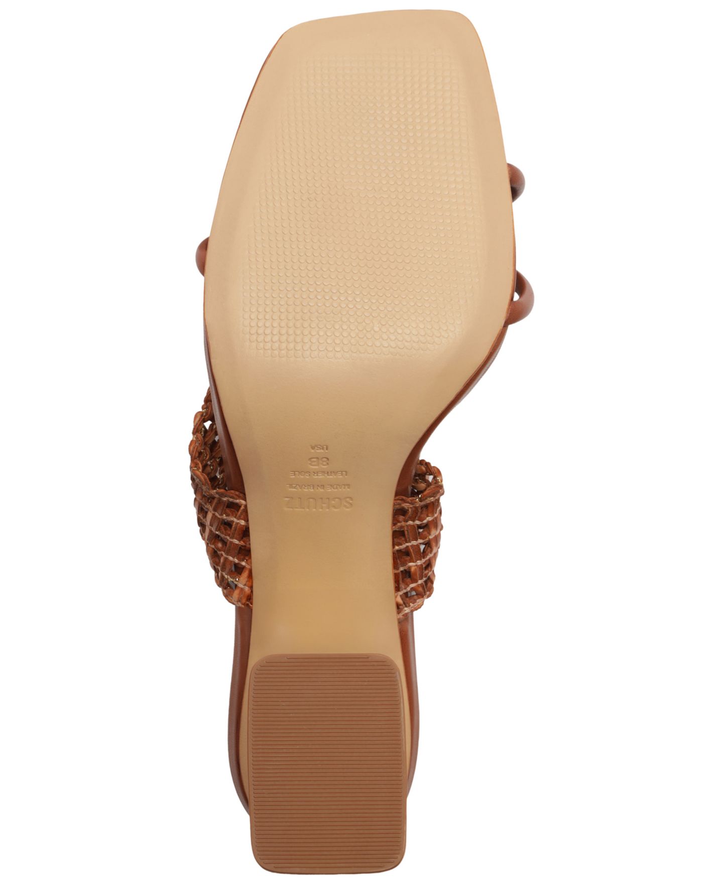 Женские сандалии Schutz Aberdeen Slip-On, цвет: Коньячный — фото 5