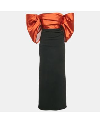 Women's Side Stripe Leather Dress