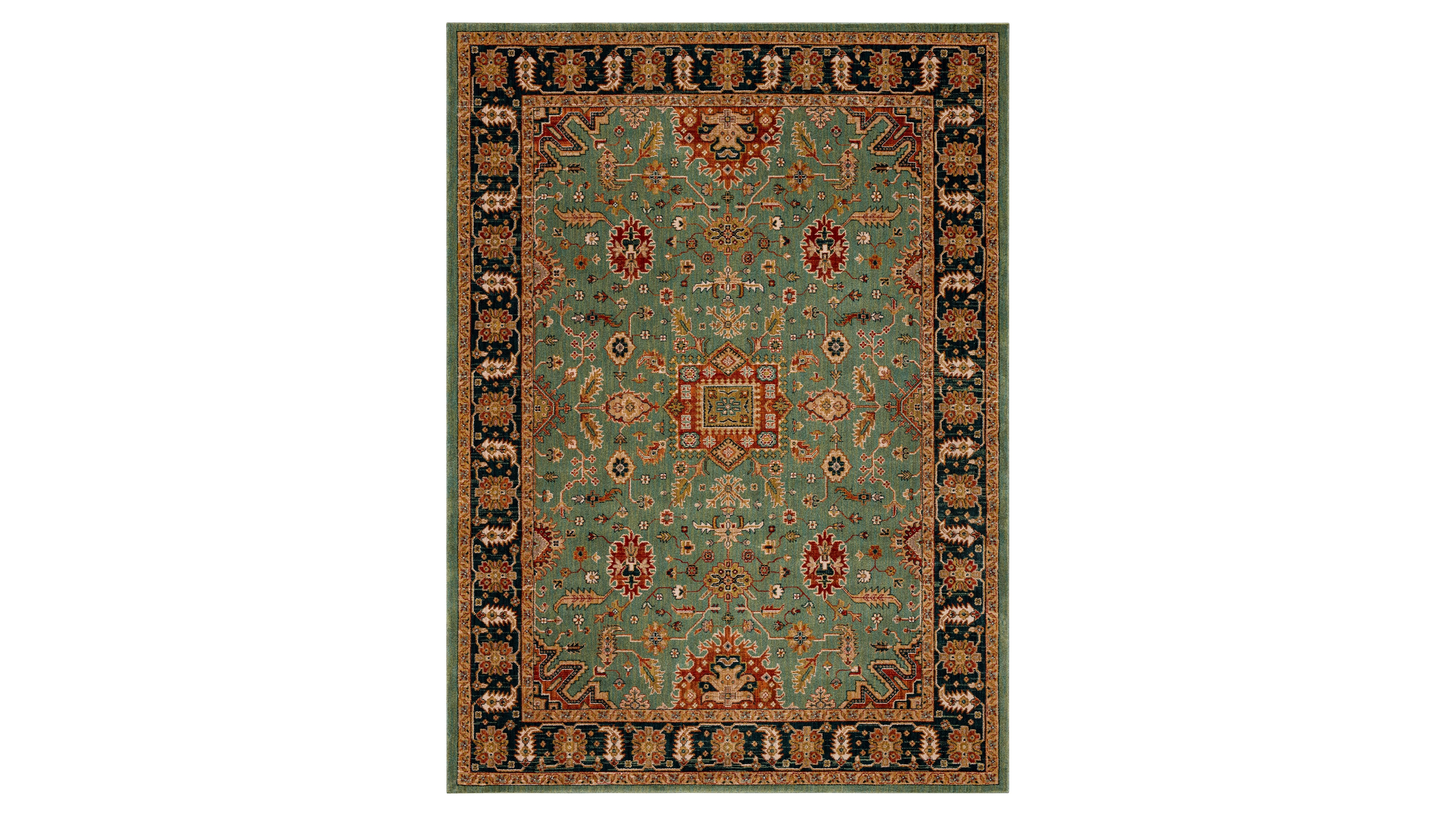 Closeout! Karastan Spice Market Deir Aquamarine 5'3" x 7'10" Area Rug