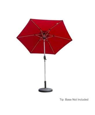 7.5FT Patio Umbrella, Outdoor Table Umbrella with Push Button Tilt and Crank