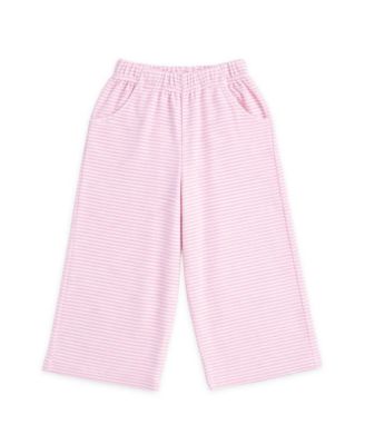 Toddler Girls Stripe Terry Wide Leg Pant