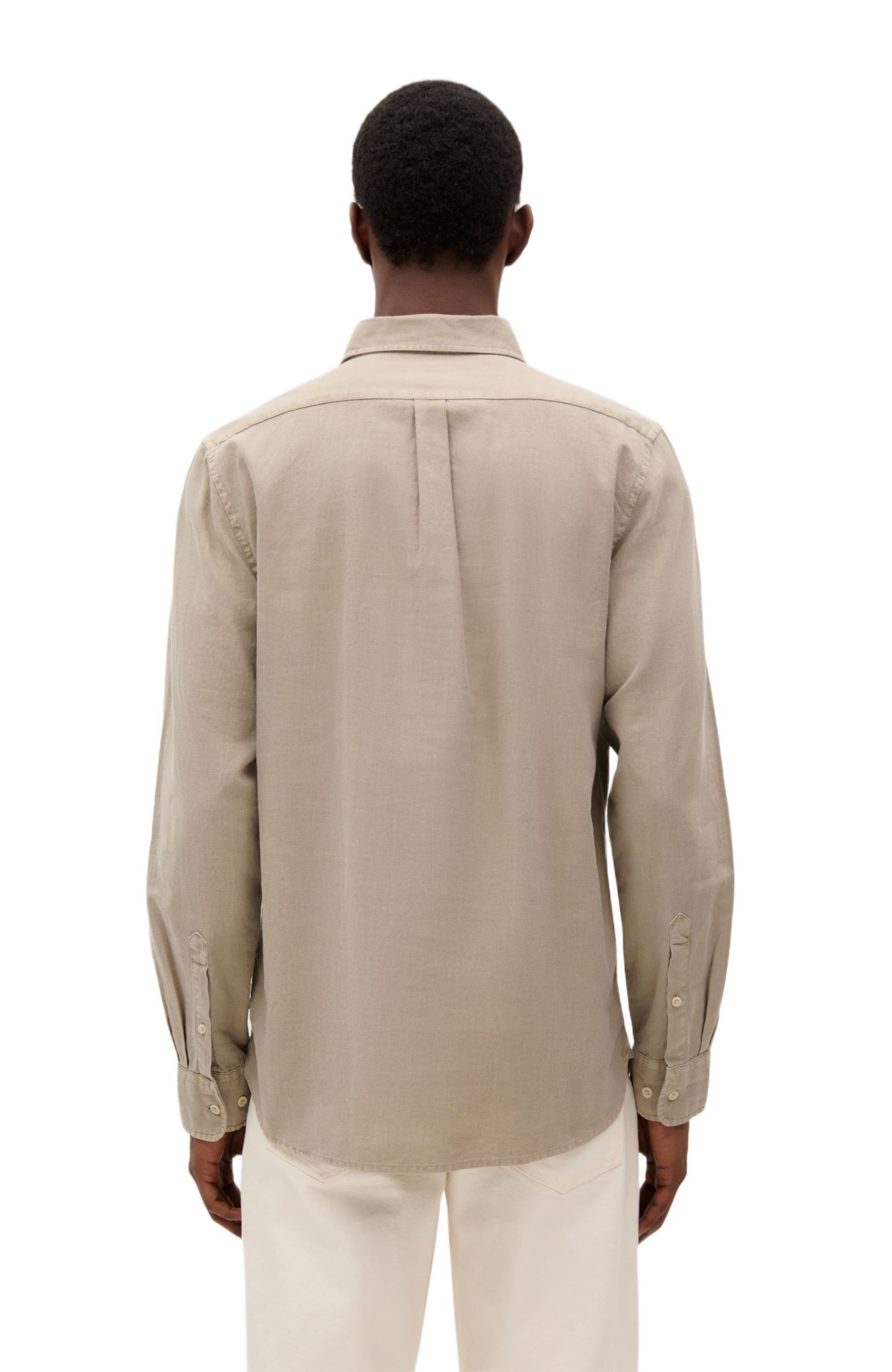 Мужская рубашка Scalpers Men New Polera Colors, цвет: Бежевый — фото 3