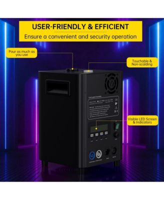 600W Safe Indoor Cold Spark Machine with DMX, Wireless Control & 13ft Adjustable Spray for Stages