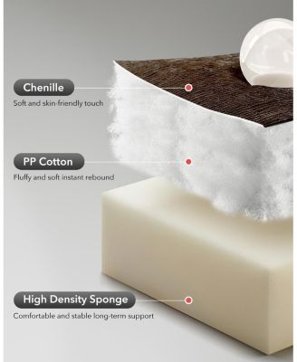 Oversized Recliner Chair for Adults with 360° Swivel & Rocking Function, Soft Chenille Upholstery, Extra Wide Manual Recliner Sofa