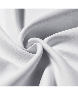 Thermal Insulated Room Darkening Grommet Curtain Panel Pair