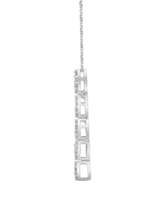 Diamond Pendant Necklace (1/2 ct. t.w.) in 10k White Gold