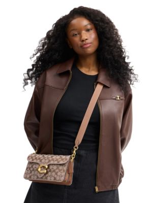 Tabby Small Crystal Signature Jacquard Shoulder Bag 26