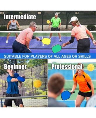 20 Pack Outdoor Pickleball Balls with Carrying Bag