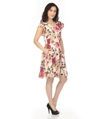 Women's V-Neck Empire Dress