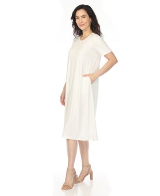Women's Crew Neck T-Shirt Dress