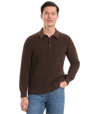 Men's Long Sleeve Drifter Polo Sweater
