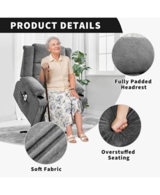 Power Lift Recliner Chair with Heat & Massage