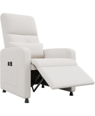 Power Recliner Chair for Adults, Adjustable Electric Recliner Ergonomic Overstuffed Single Sofa