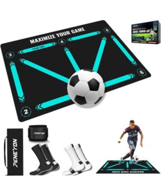 Pro Agility Football Training Mat – Non-Slip & Silent Design Improves Speed, Strength & Coordination for All Ages & Skill Levels