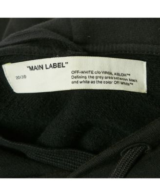 Men's Waterfall Print Cotton Hooded Sweatshirt