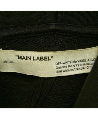 Men's Black Waterfall Print Cotton Hoodie