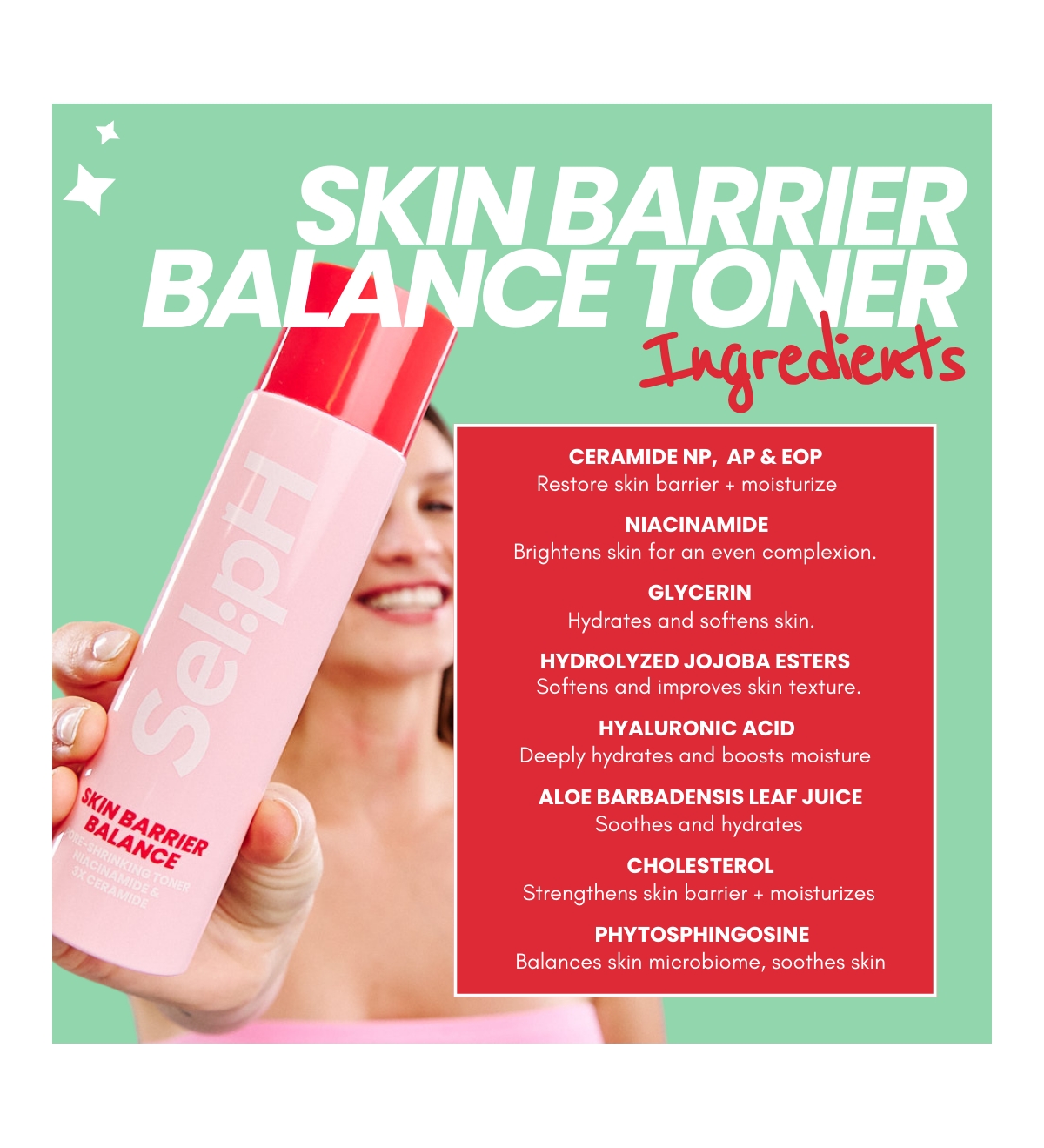 Skin Barrier Balance Toner with Niacinamide + 3 Ceramides