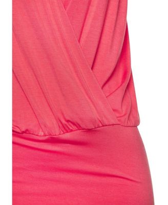 Women's Sleeveless Surplice Dress