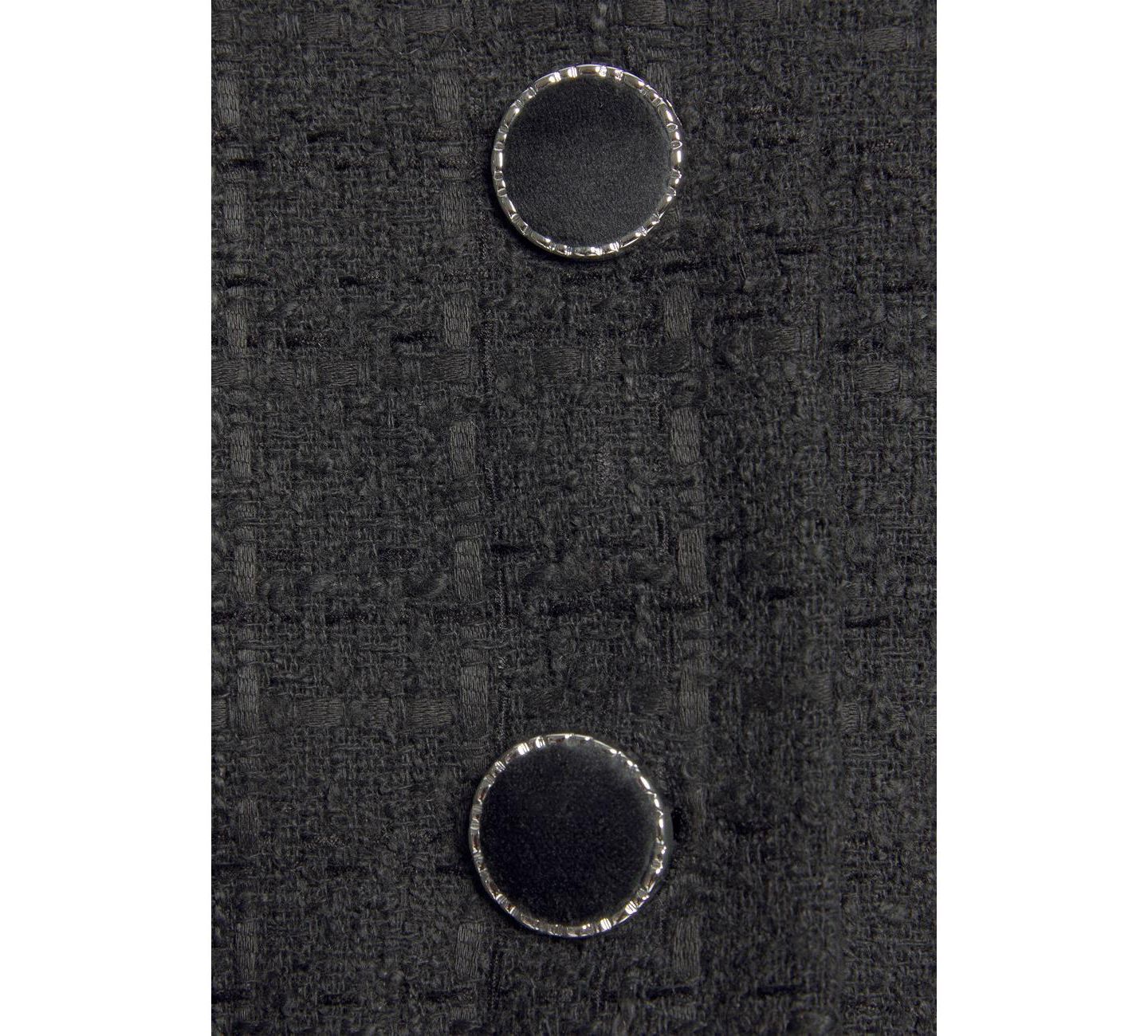 Женская куртка LASCANA Round Neckline Tweed with Pockets, цвет: Bk — фото 7