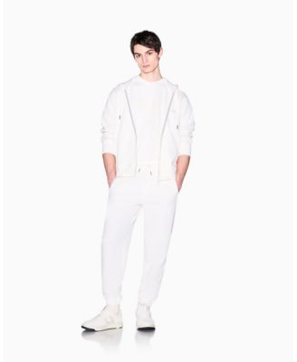 Men's White Edition Short Sleeve Layered Sweater