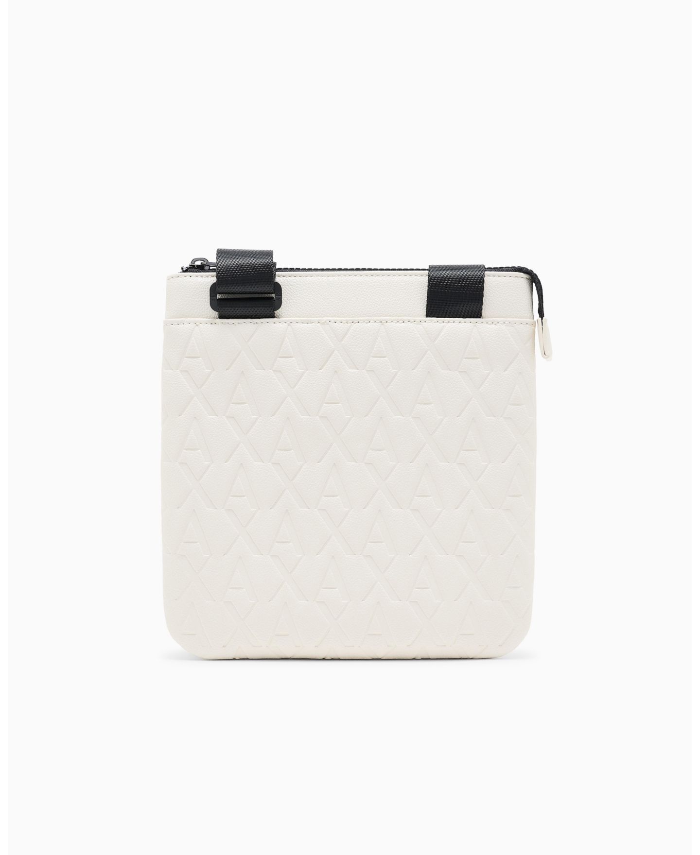 Мужская сумка A|X Armani Exchange Flat Crossbody Handbag, цвет: Кремовый — фото 1
