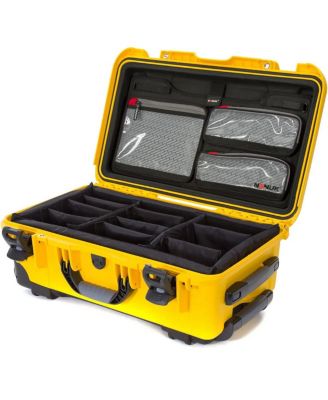 Wheeled Series 935 Lightweight NK-7 Resin Waterproof Hard Case with Lid Organizer and Padded Dividers