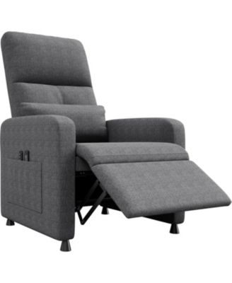 Power Recliner Chair for Adults, Adjustable Electric Recliner Ergonomic Overstuffed Single Sofa
