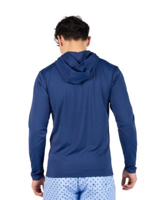 Men's Solid Long Sleeve Hoodie Rashguard