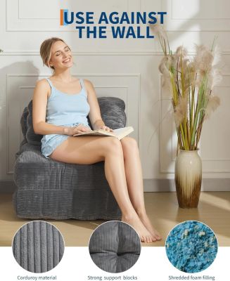 Folding Sofa Bed,Convertible Sleeper Chair with Pillows & Back Support,Portable Fold Out Chair Bed Boneless Couch,Sofa Lounge for Living Room