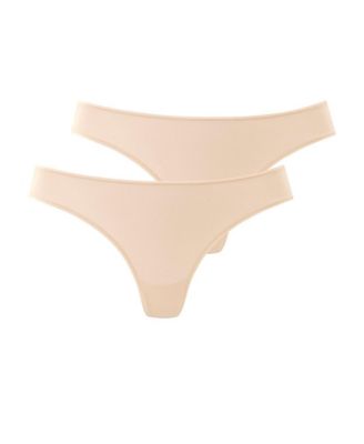 Women's 2 Pack Basic Thongs Lingerie