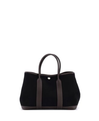 30 Garden Party Tote Toile and Leather