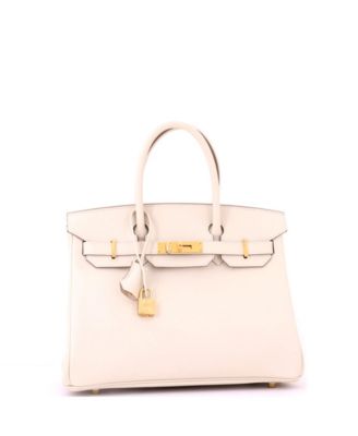Birkin 30 Handbag Light Epsom with Gold Hardware