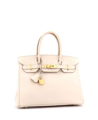 Birkin 30 Handbag Light Epsom with Gold Hardware