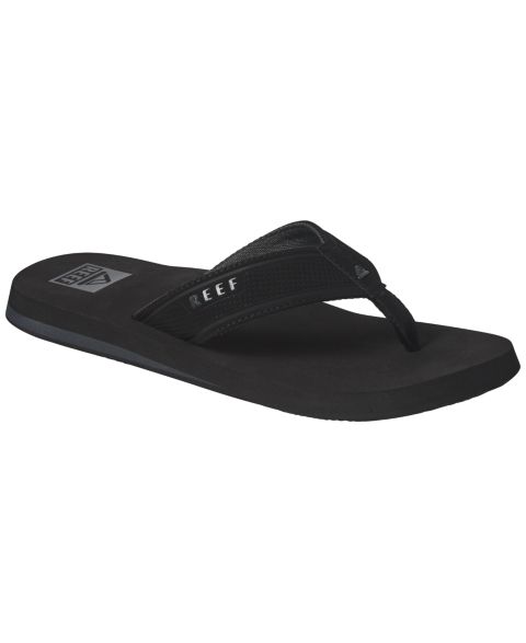 Мужские сандалии REEF The Layback Lightweight Slip-On, цвет: Чёрный