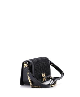 Medium 4G Woven Chain Top Handle Bag 4G Canvas