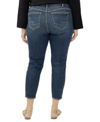 Plus Size Elyse Skinny Cropped Jeans