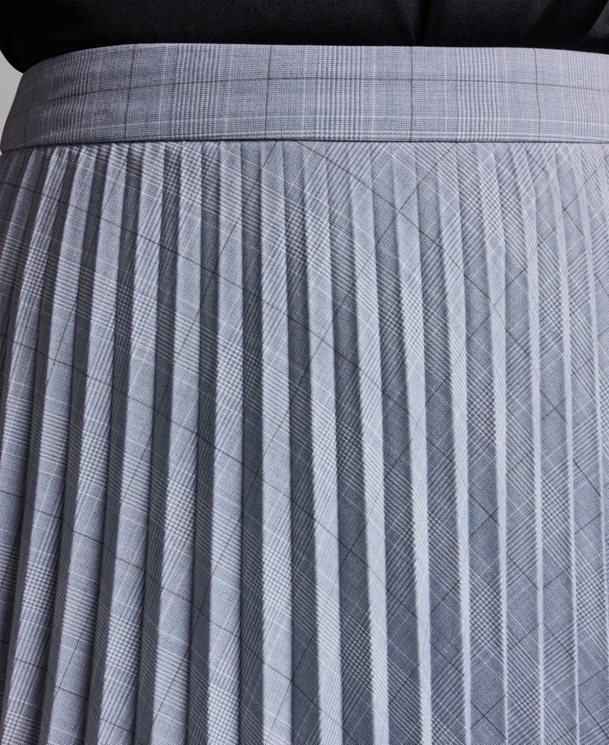 Bcbg Women's Plaid Pleated Mini Skirt