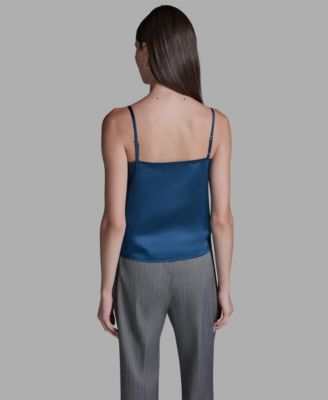 Women's Lace Sleeveless V-Neck Cami Blouse