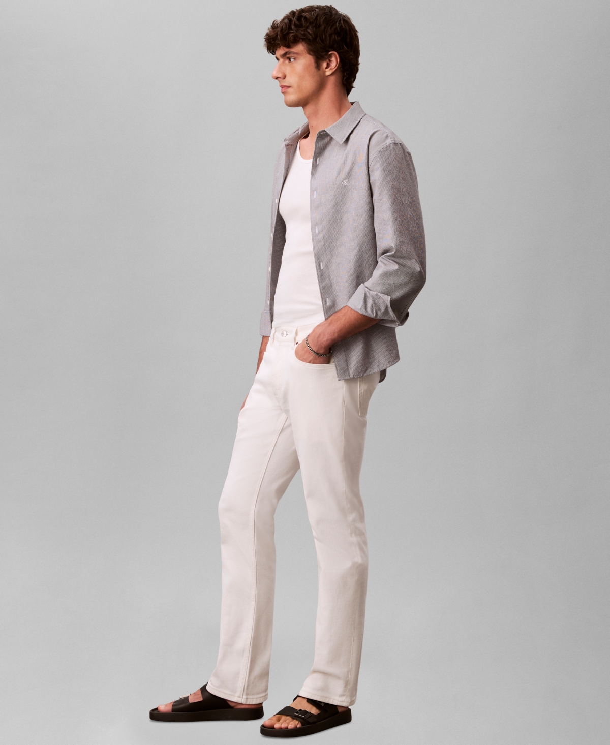Calvin Klein Men's Slim-Fit Stretch Denim Jeans