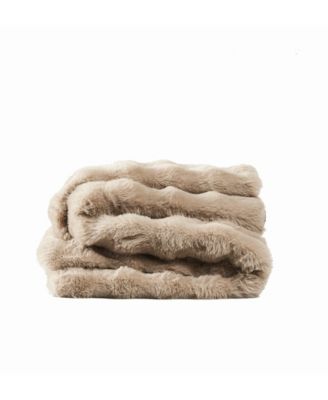 Bubble Rabbit Faux Fur Throw, 50" x 70"