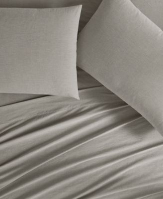 Dusted Denim CVC 200 Thread Count 4-Pc. Sheet Set, Queen