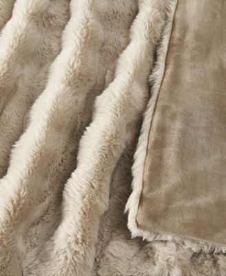 Bubble Rabbit Faux Fur Throw, 50" x 70"
